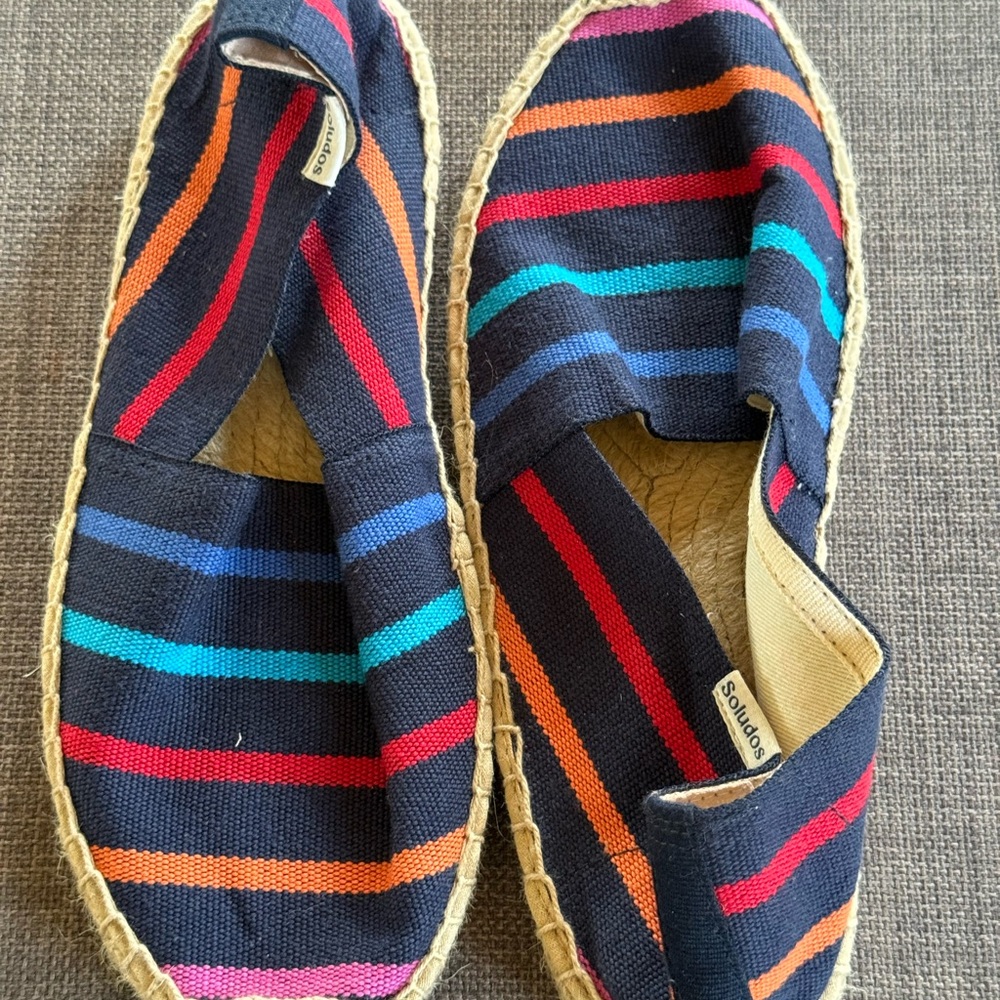 Soludos Multicolor Striped Espadrilles
